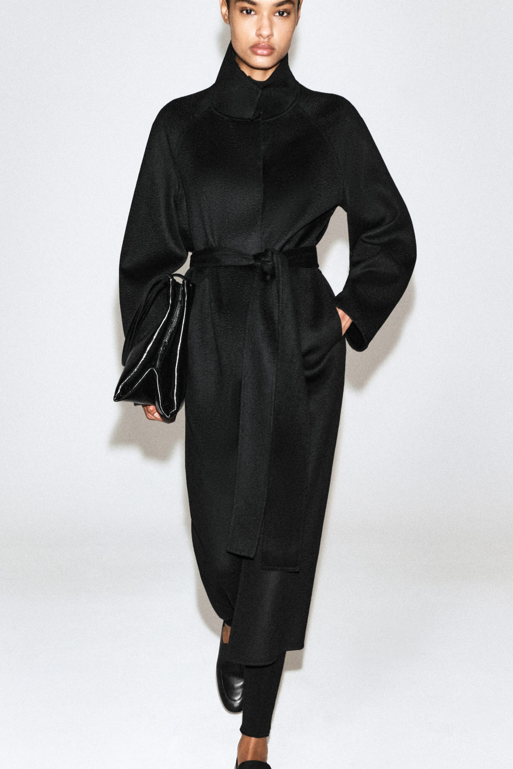 Belted Double-Faced Cashmere Coat