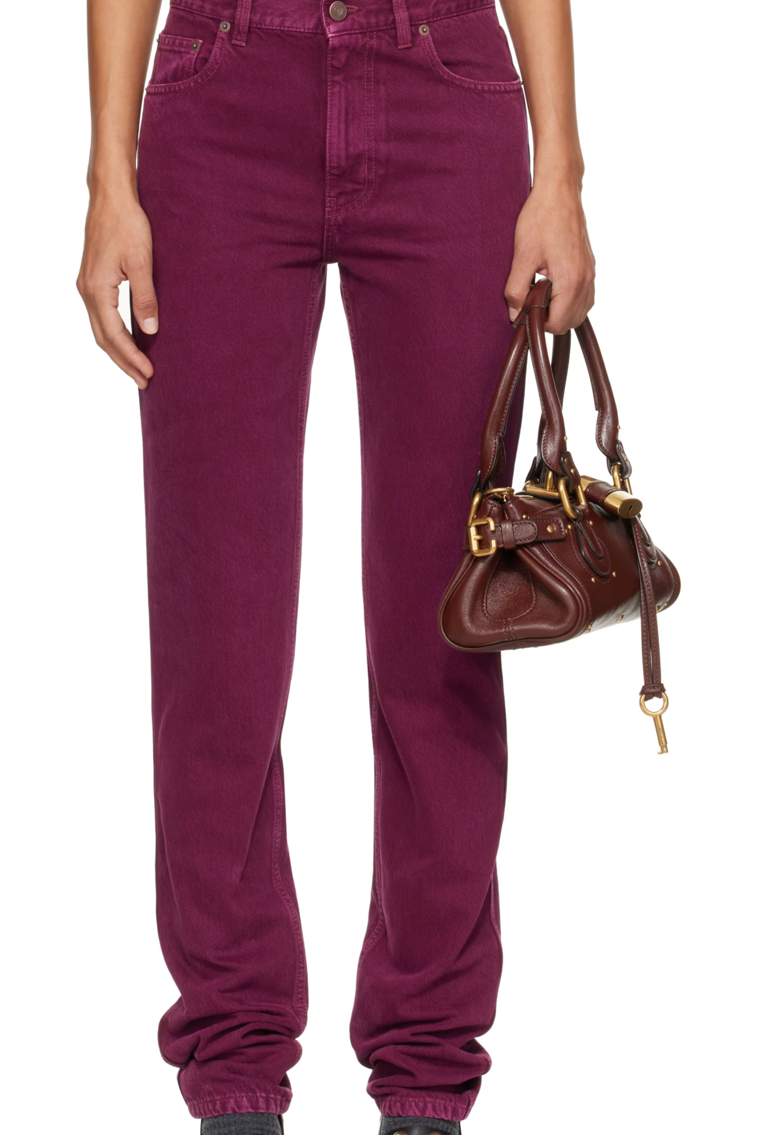 Chloé Purple Slim Denim Jeans