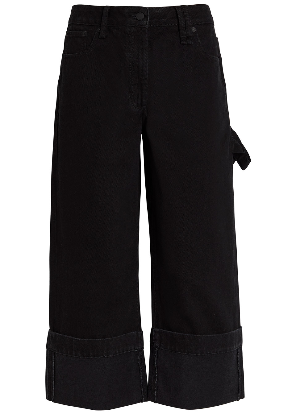 SIMONE ROCHA Turn-up straight-leg cropped jeans