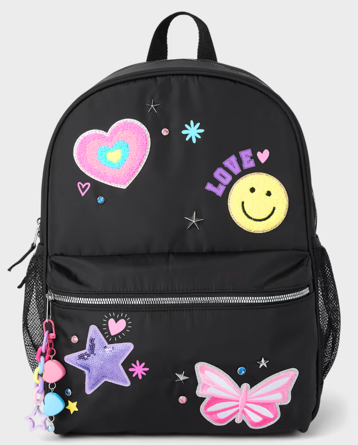 Girls Icon Patch Backpack