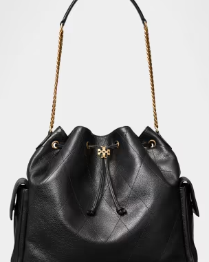 Charlie Quilted Leather Shoulder Bag