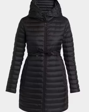 Moncler Barbel Long Down Parka