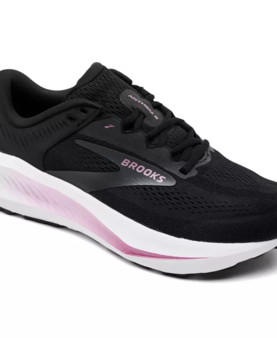 Women's Anthem 8 Running Sneakers from Finish Line - Black, Ebony, Metallic