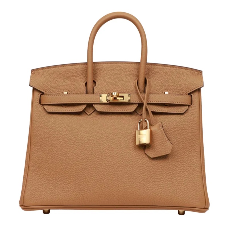 Hermès Birkin 25cm Togo Biscuit Gold Hardware