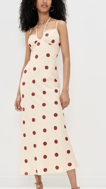 Polka Dot Midi Dress