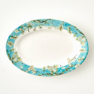 BELLA MAISON VAN GOGH ALMOND BLOSSOM SERVING PLATTER