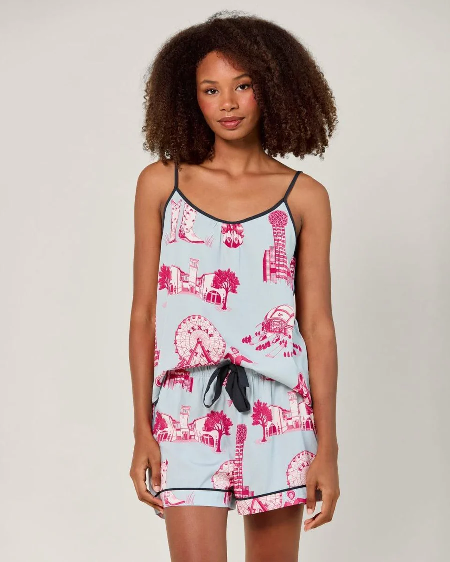 Dallas Toile Cami Shorts Set
