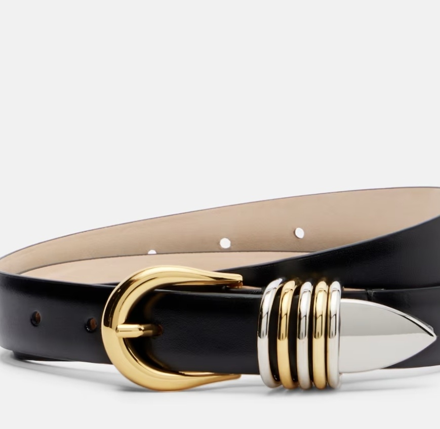 Hollyhock leather belt