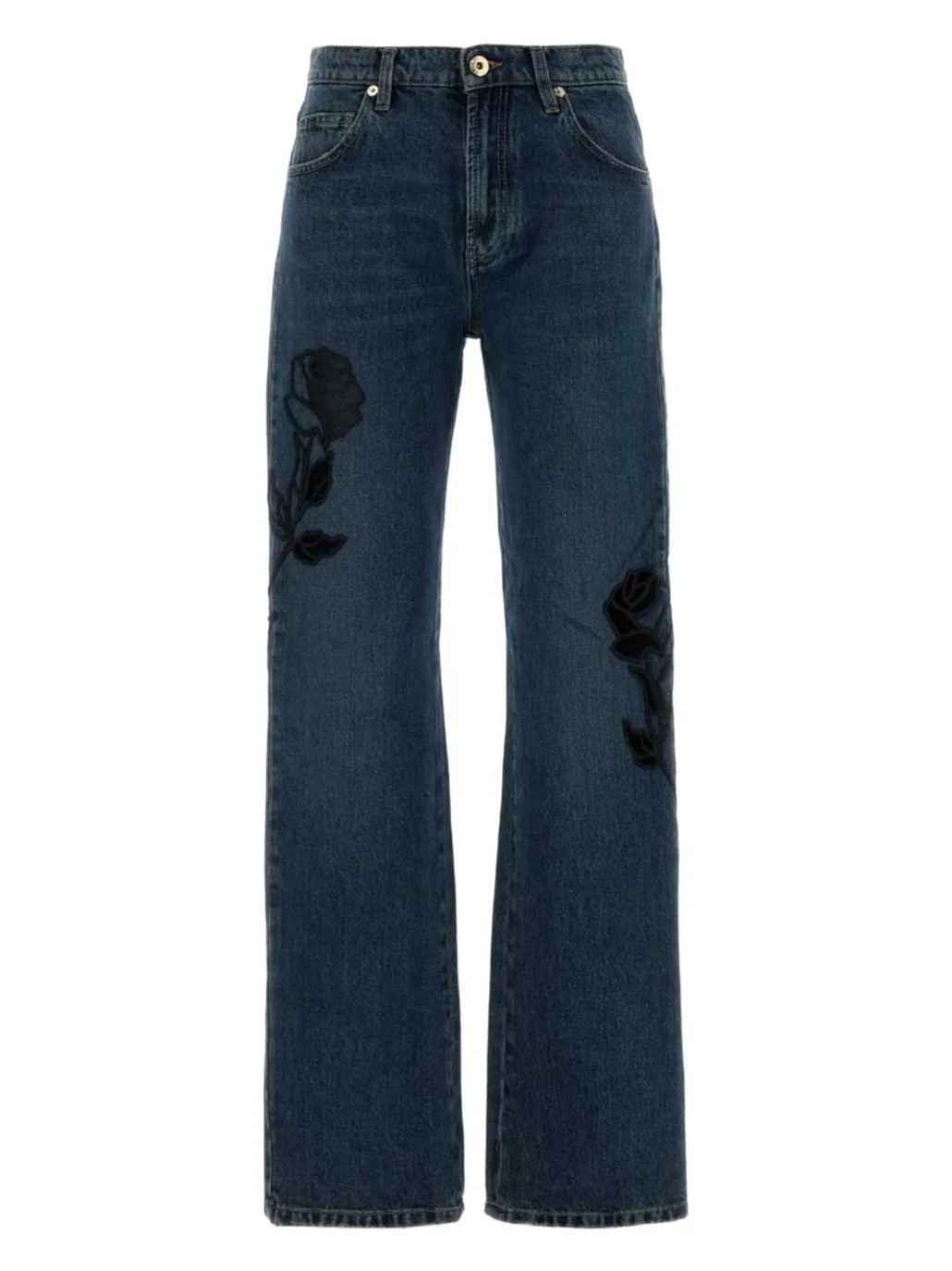 Blumarine Rose-patch Trousers