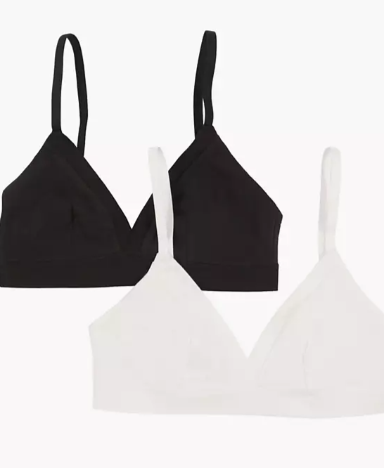 Women's 2-Pack Pima Cotton Bralette