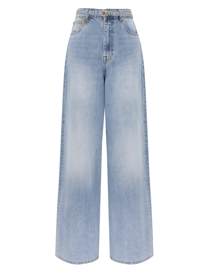 Indra Denim Relaxed Flare Jean