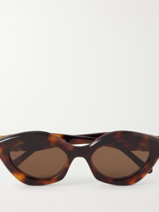 LOEWE EYEWEAR Coil cat-eye acetate sunglasses