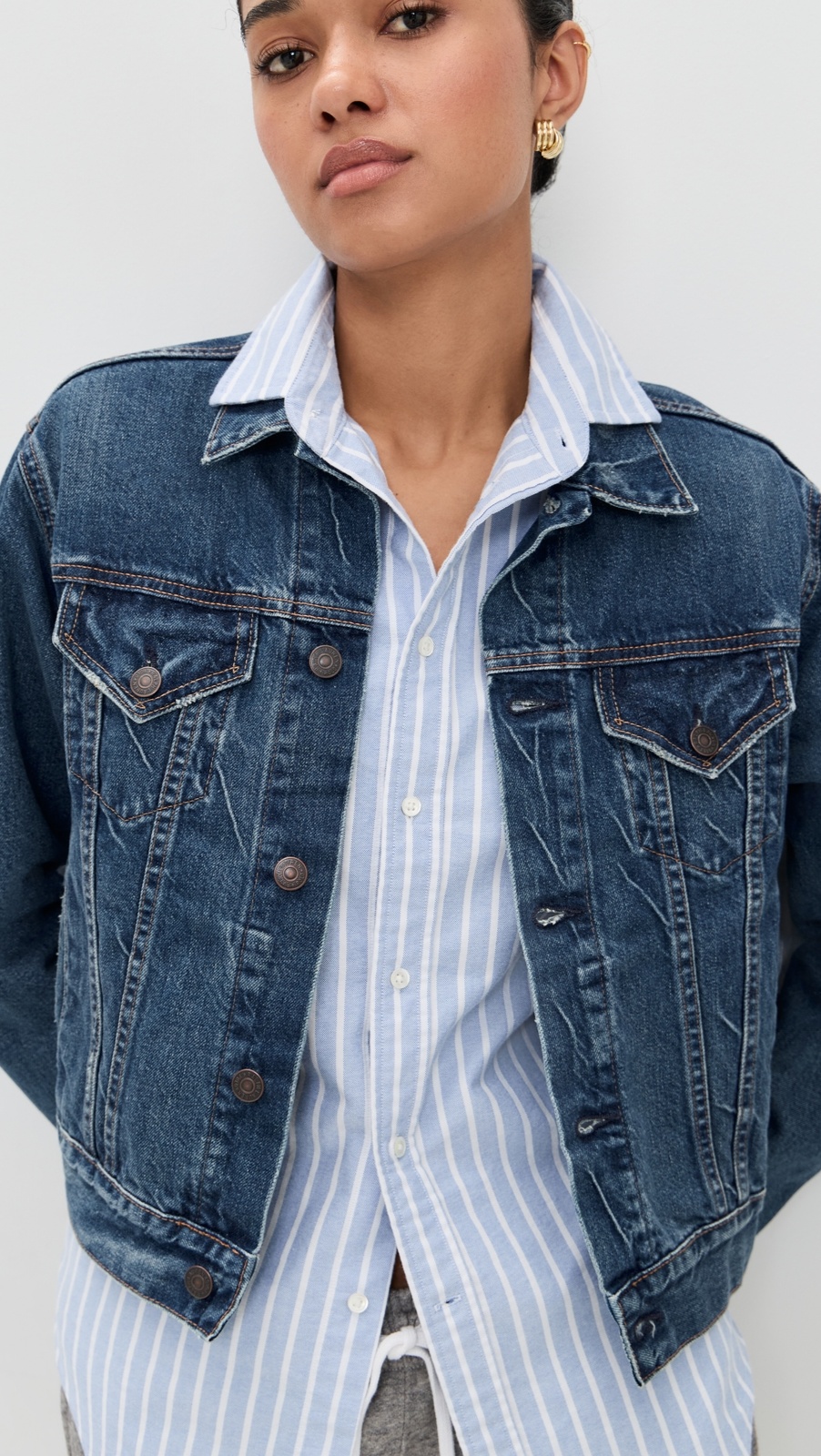 Polo Ralph Lauren 3x1 Rigid Denim Classic Trucker Jacket