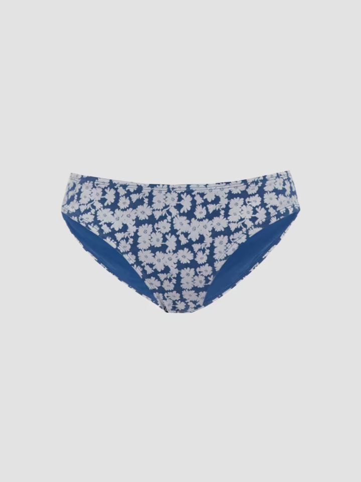 Low-Rise Floral Bikini Bottom