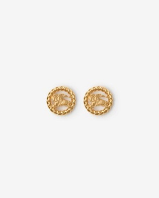 BURBERRY KNIGHT STUD EARRINGS