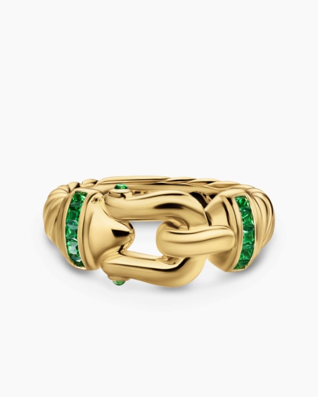 Buckle Ring In 18k Yellow Gold 10.4mm