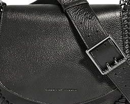 All For Love Saddle Crossbody Bag - Black
