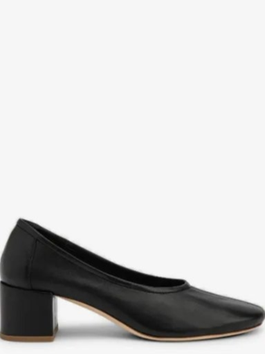 Prudence leather pumps