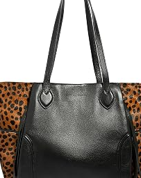 Chelsea Novelty Tote - Cheetah Haircalf
