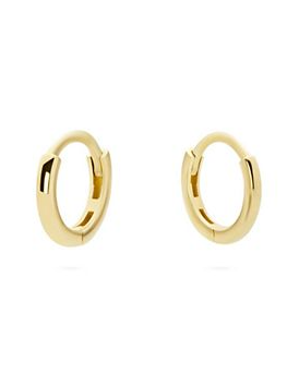 Gold Huggie Hoops Earrings