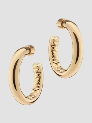 Jennifer 10K-Gold-Plated Mini Hoop Earrings