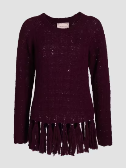 Fia Alpaca-Blend Fringe Sweater