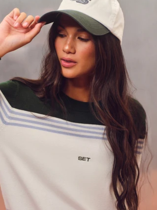 Set Ball Two Tone 5-Panel Hat - Courtside