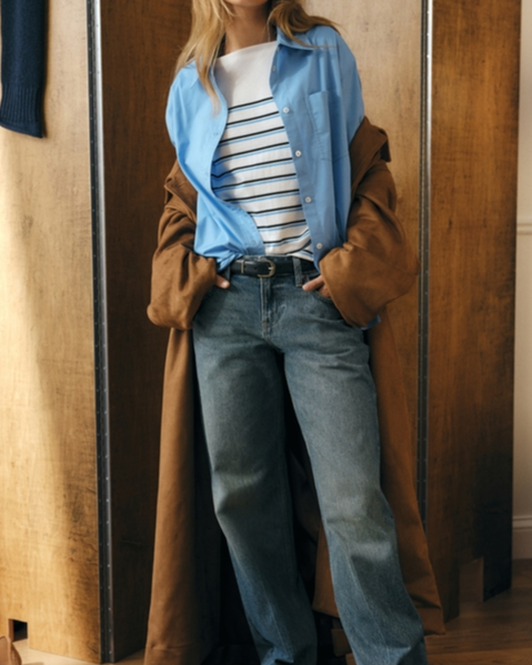 Low Rise Slouchy Straight Jean