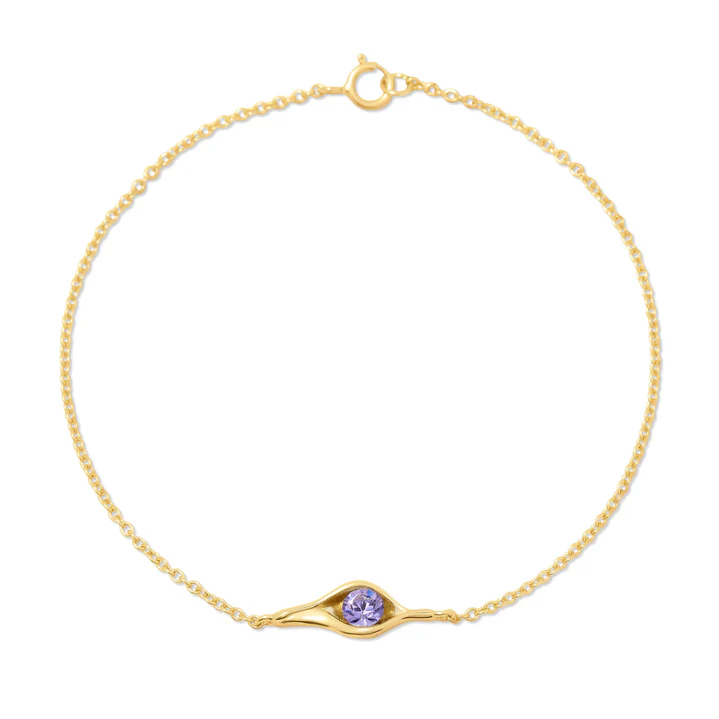 Custom Birthstone Pea in a Pod Bracelet