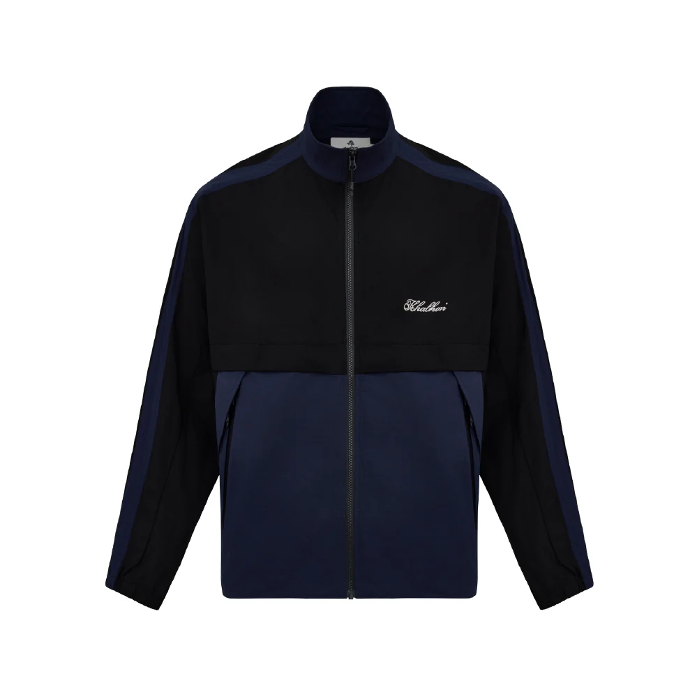 W _ (DARK NAVY) The Varsity Block Windbreaker (6111003)