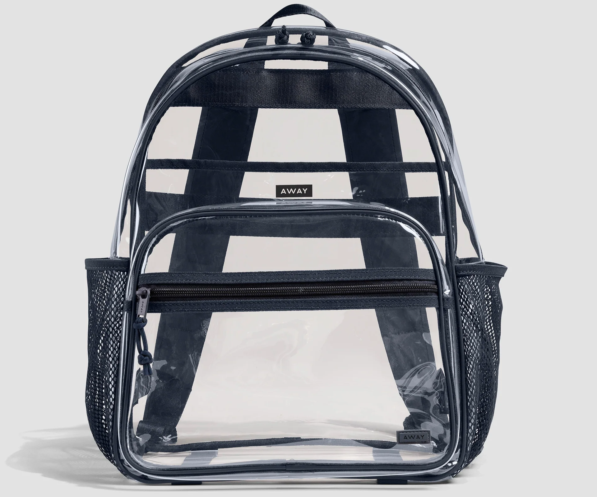 Clear Daily Backpack in Clear/Navy Blue