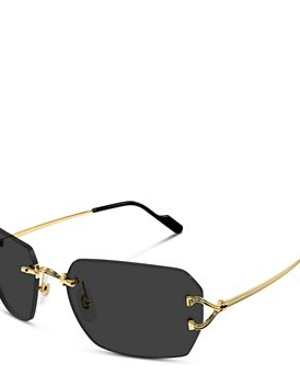 Oversized Rectangular Sunglasses, 59mm