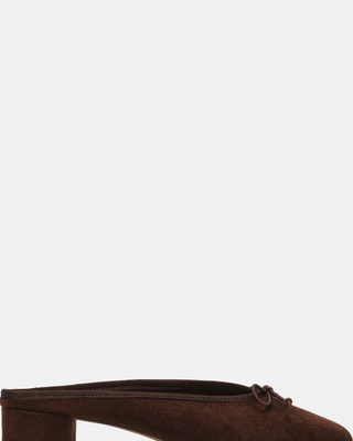 STEFFI MULE BROWN SUEDE