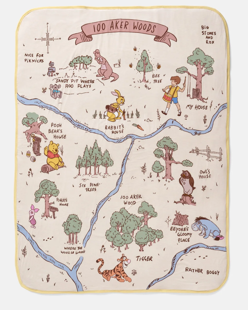 Disney Hundred Acre Wood Mini Cloud Blanket®