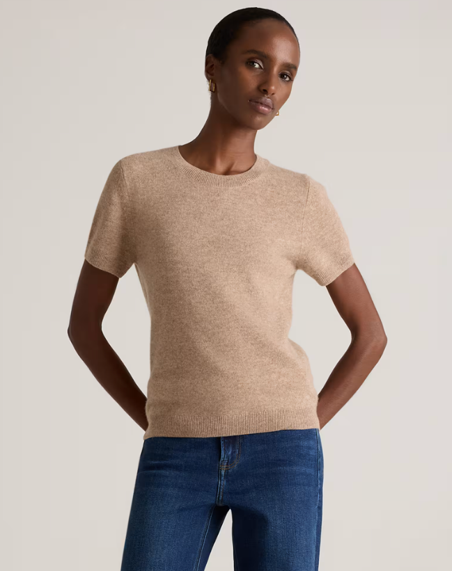 Quince Mongolian Cashmere Tee