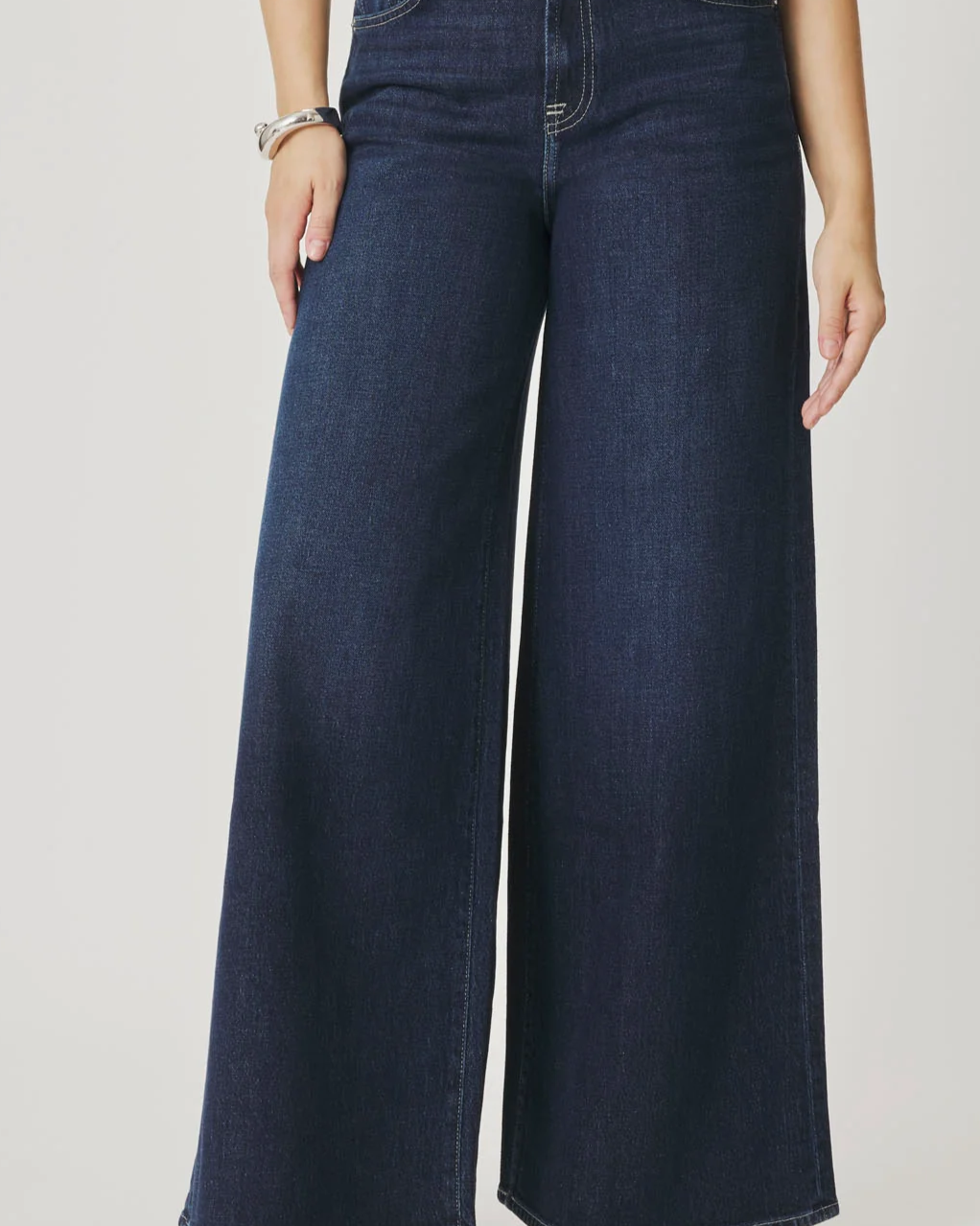 Ravyn Wide Leg Jean in Dark Wash