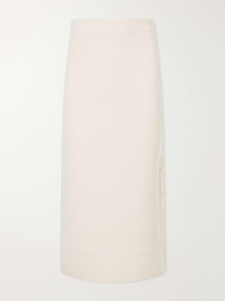 Carbone wool and cashmere-blend midi skirt