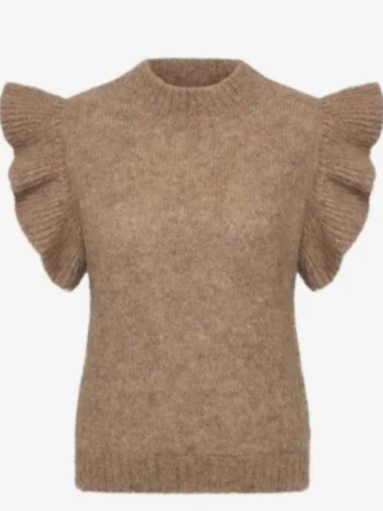 Ruffled Fossy Spencer sweater