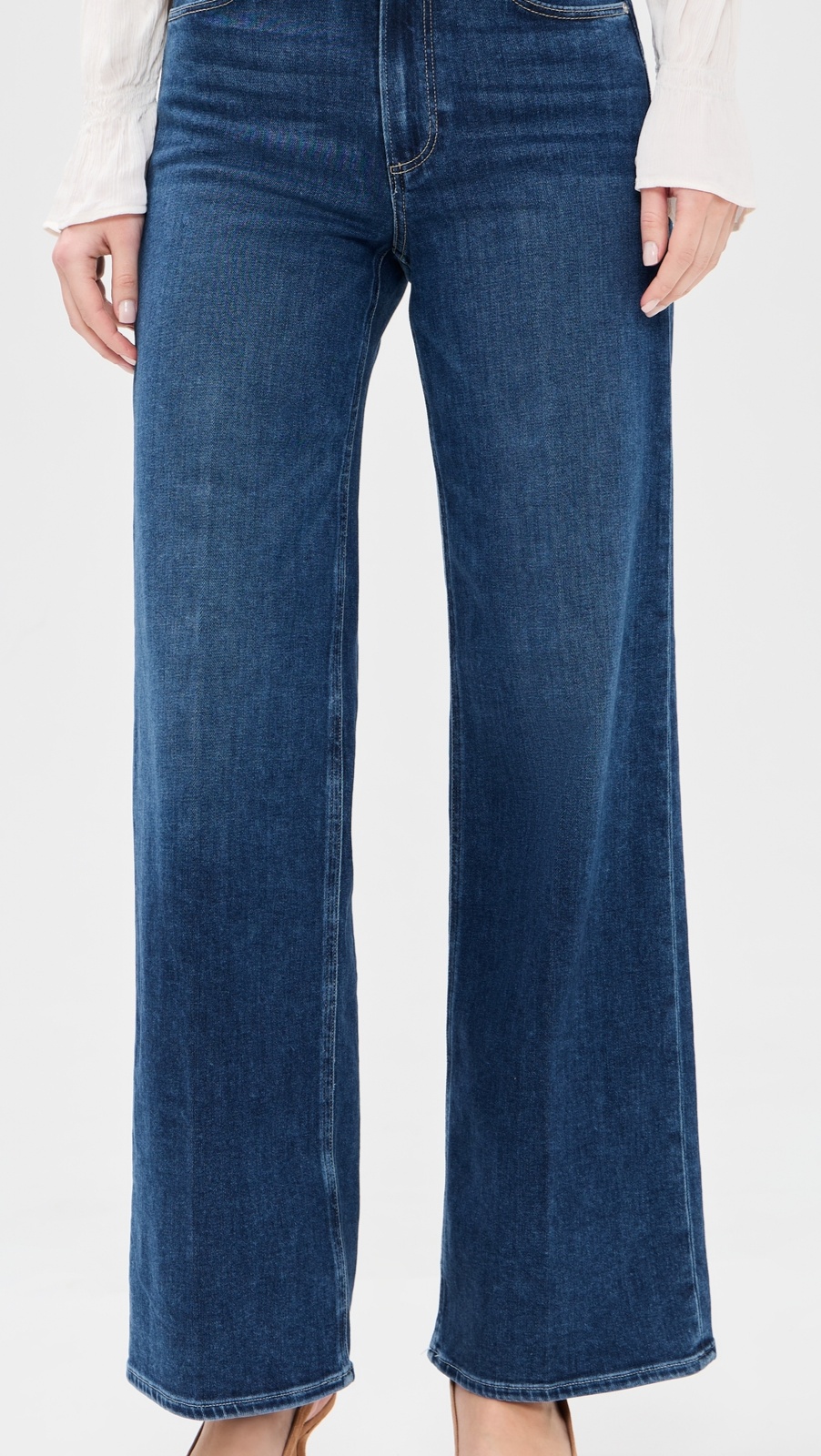 PAIGE Anessa High Rise Wide Leg Jeans
