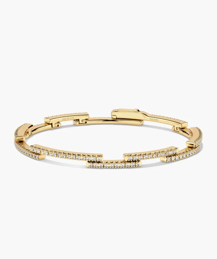 Interconnected Tennis Bracelet