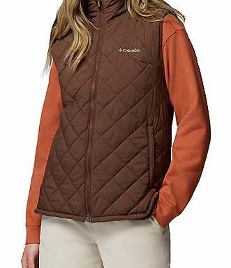 Cozy Summit Plush Fleece Lined Zip Front Vest