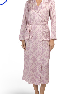 Silk Blush Tide Long Robe