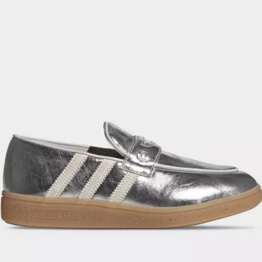 Women's adidas Originals Handball Spezial Metallic Leather Loafer Casual Shoes