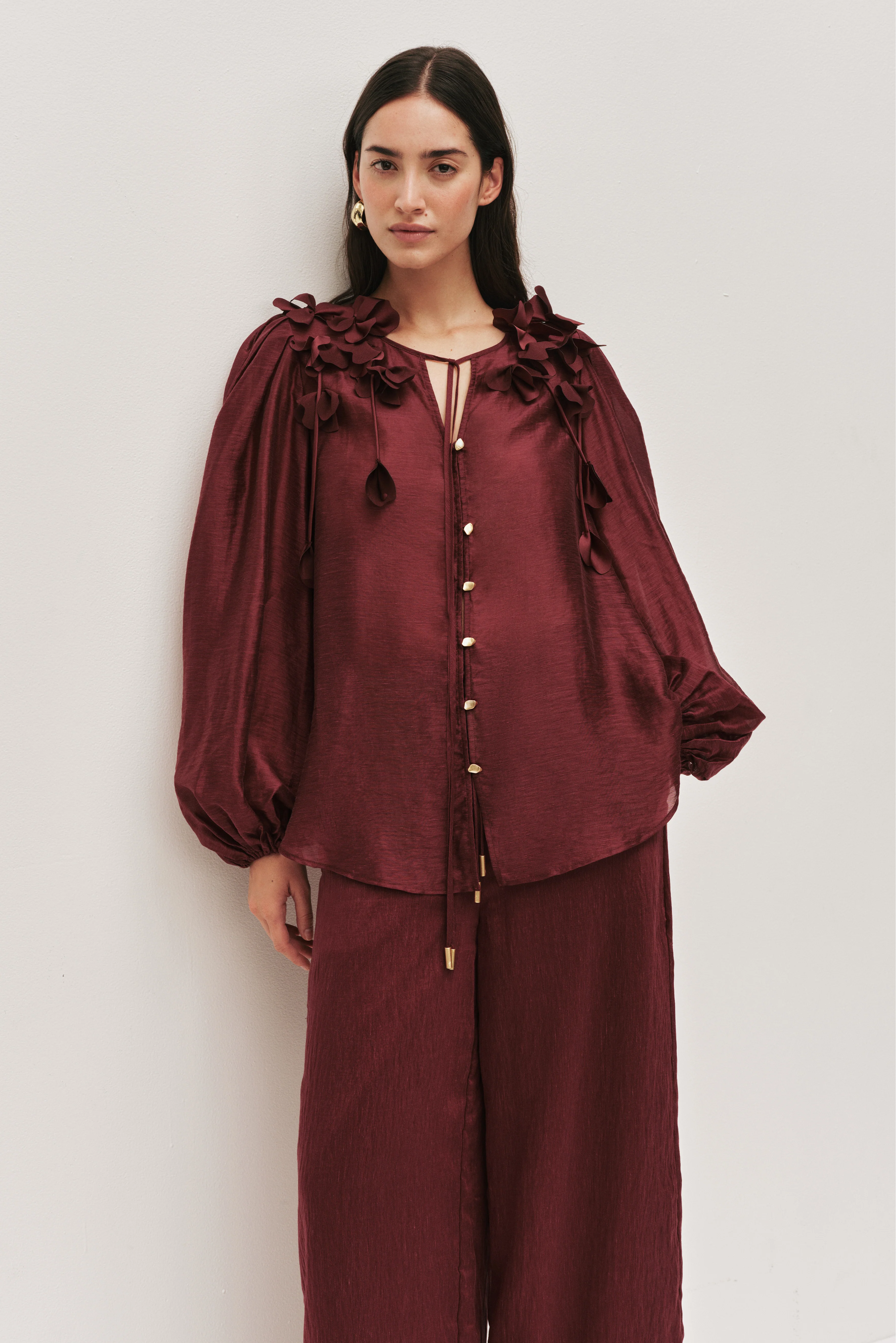 Aje Camille Flower Blouse