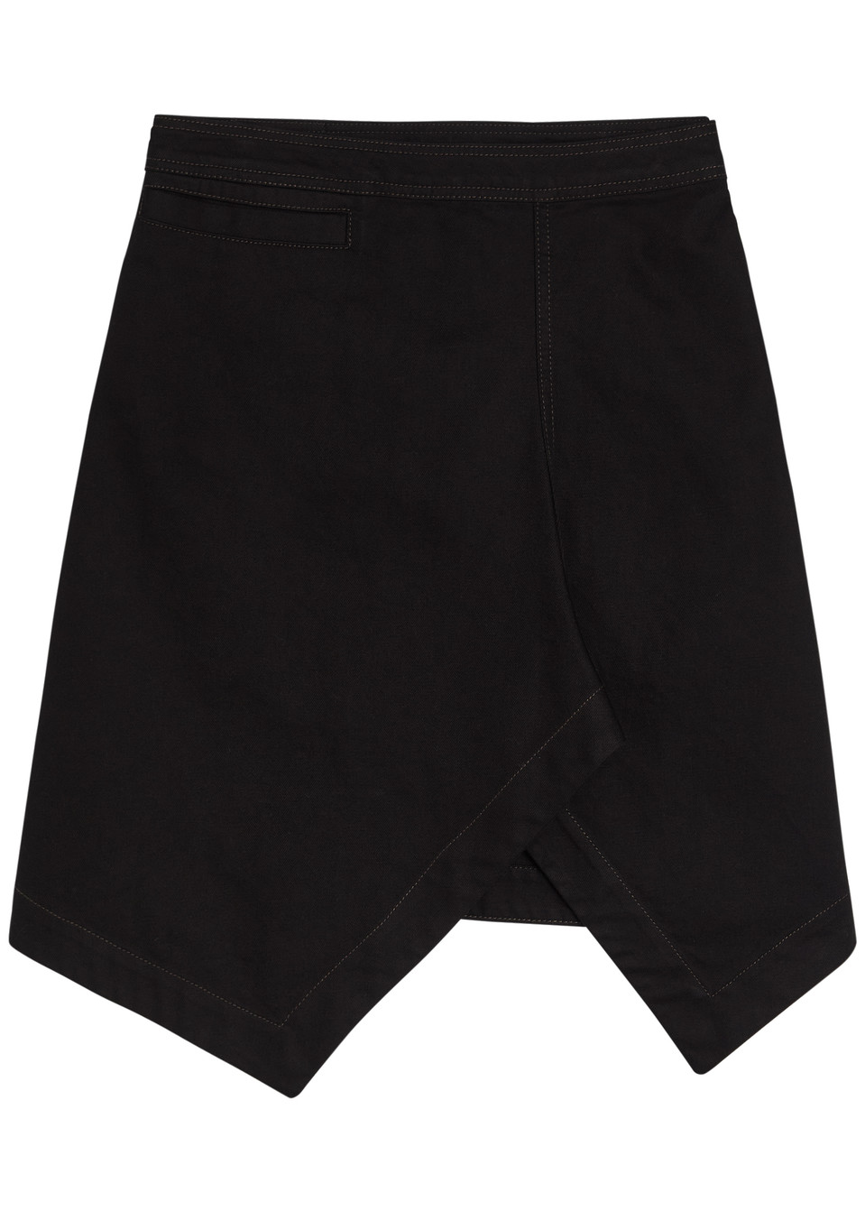 ASYMMETRIC SKIRT_63313_BLAC
