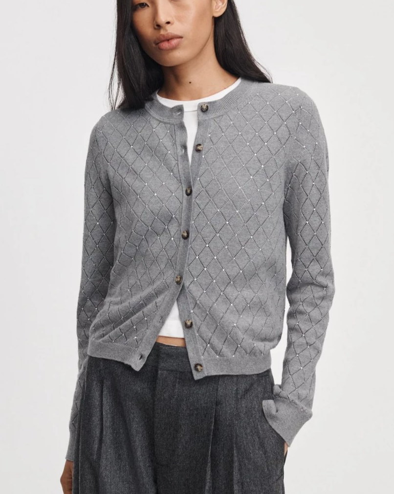 Archie Crystal-Embellished Cardigan