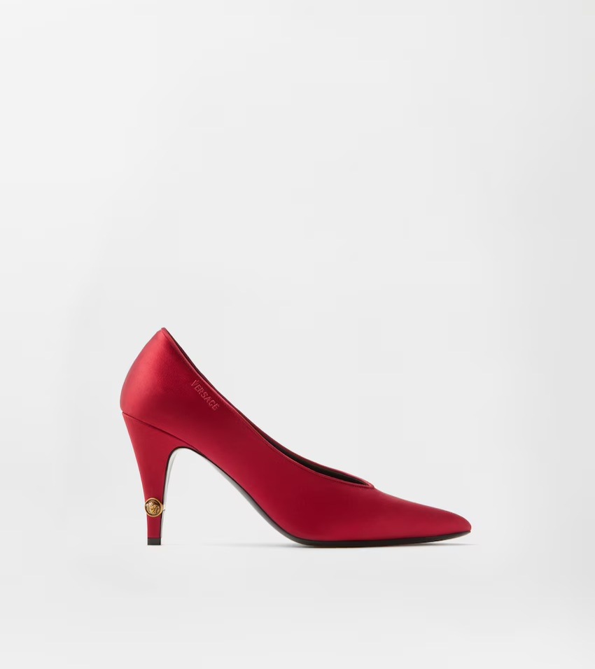 Gianni Satin Pumps 90 mm