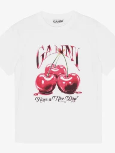 Cherry-Print T-Shirt