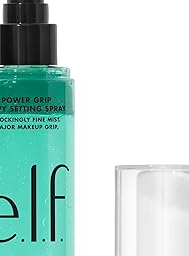 Power Grip Dewy Setting Spray, Hydrating Mist, Dewy Glow Finish