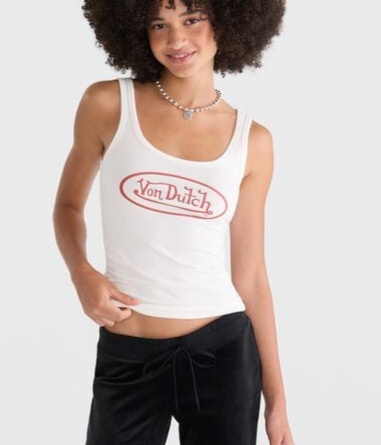 Von Dutch Logo Tank Top